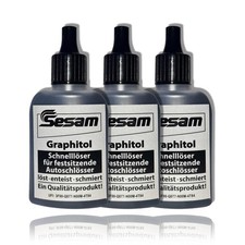 3x Sesam Graphitöl 50 ml